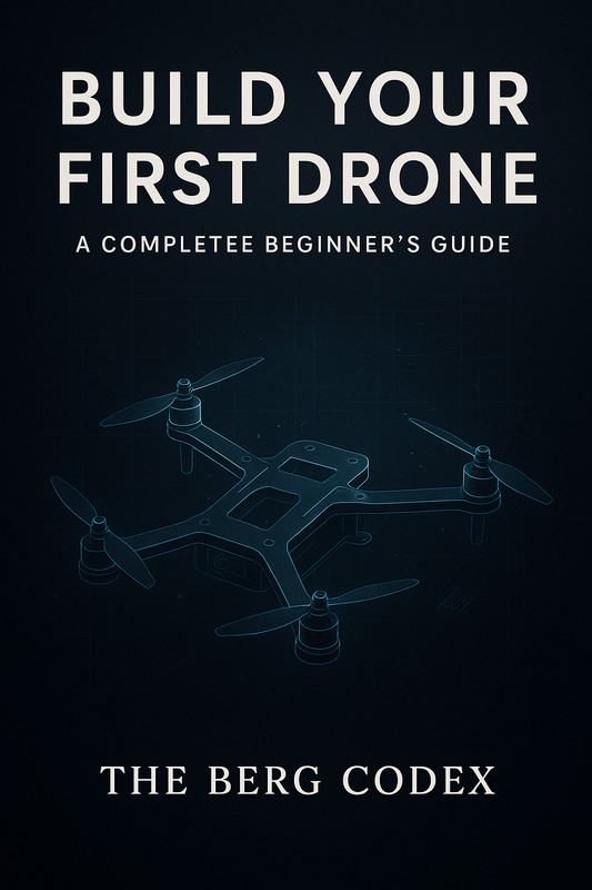 Build Your First Drone eBook: Complete Beginner's Guide to FPV Racing Quadcopter Assembly, Flight Training & DIY Drone Building (236 Pages + Bonus Resources) - Digital Download PDF