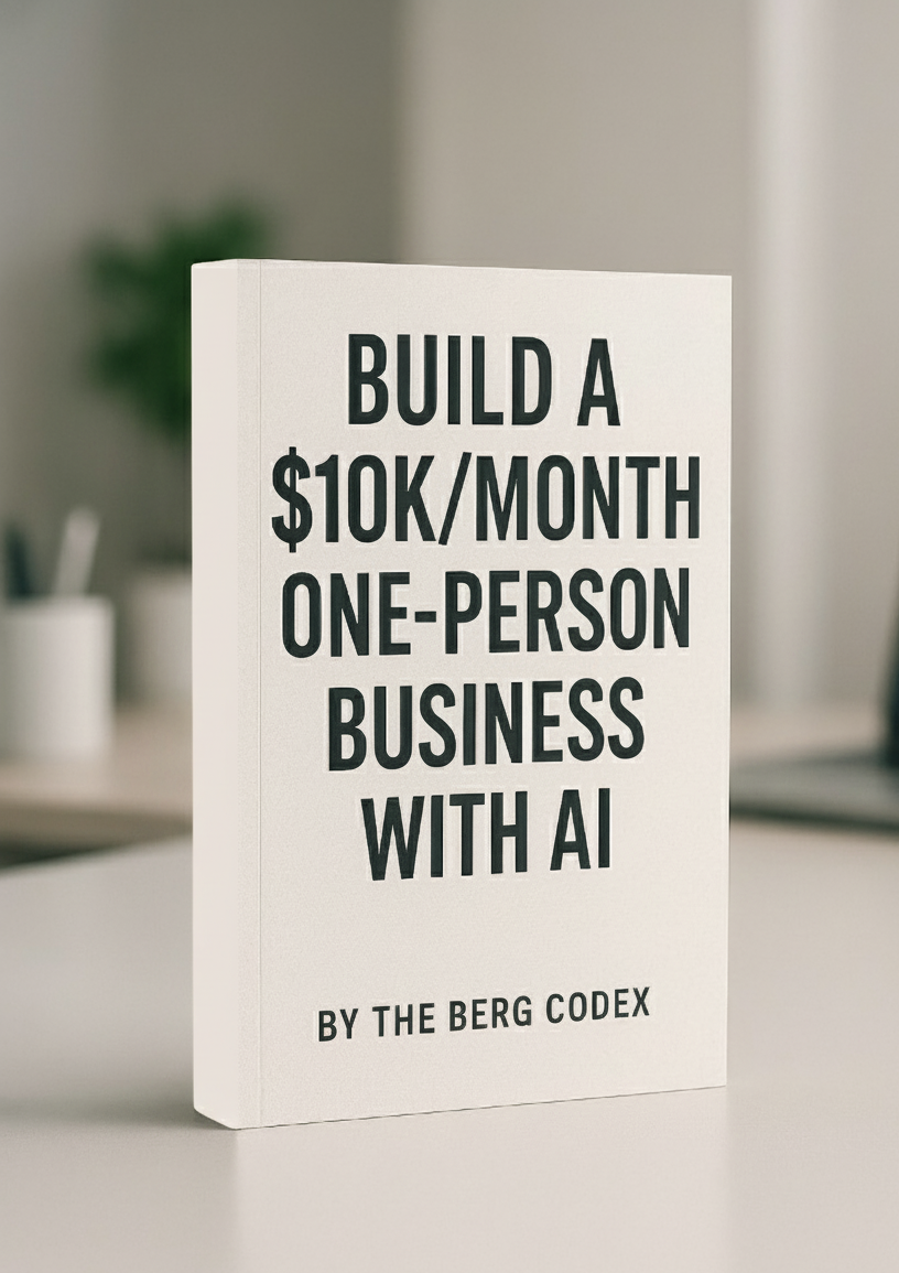 Build a $10k/Month One-Person Business with AI | Complete 90-Day Blueprint for Solopreneurs