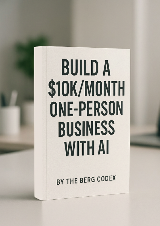 Build a $10k/Month One-Person Business with AI | Complete 90-Day Blueprint for Solopreneurs
